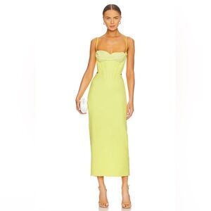 Bardot Lemon Midi Dress